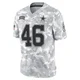 Michael Trigg Dallas Cowboys ＃46 Limited Youth Arctic Camo 2024 Salute to Service Jersey