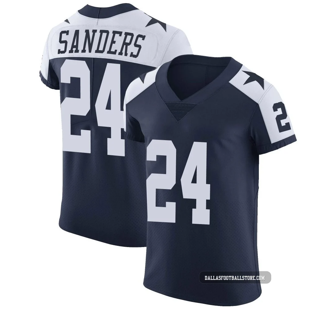 Miles Sanders Dallas Cowboys ＃24 Elite Men's Navy Alternate Vapor Untouchable Jersey