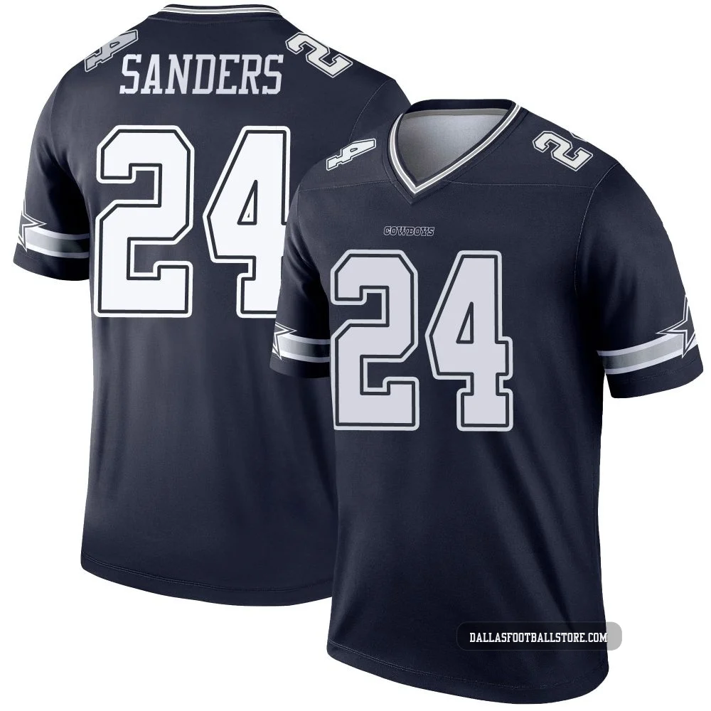 Miles Sanders Dallas Cowboys ＃24 Legend Men's Navy Jersey
