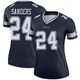 Miles Sanders Dallas Cowboys ＃24 Legend Women's Navy Jersey