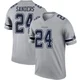 Miles Sanders Dallas Cowboys ＃24 Legend Youth Gray Inverted Jersey