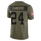 Miles Sanders Dallas Cowboys ＃24 Limited Men's Olive 2025 Salute to Service Jersey