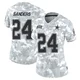 Miles Sanders Dallas Cowboys ＃24 Limited Women's Arctic Camo 2024 Salute to Service Jersey