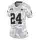 Miles Sanders Dallas Cowboys ＃24 Limited Women's Arctic Camo 2024 Salute to Service Jersey