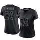 Miles Sanders Dallas Cowboys ＃24 Limited Women's Black Reflective Jersey