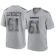 Nick Leverett Dallas Cowboys ＃61 Game Youth Gray Atmosphere Fashion Jersey