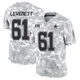 Nick Leverett Dallas Cowboys ＃61 Limited Men's Arctic Camo 2024 Salute to Service Jersey