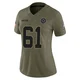 Nick Leverett Dallas Cowboys ＃61 Limited Women's Olive 2025 Salute to Service Jersey