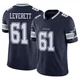 Nick Leverett Dallas Cowboys ＃61 Limited Youth Navy Vapor F.U.S.E. Jersey