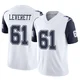 Nick Leverett Dallas Cowboys ＃61 Limited Youth White 2nd Alternate Vapor F.U.S.E. Jersey