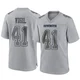 Nick Vigil Dallas Cowboys ＃41 Game Men's Gray Atmosphere Fashion Jersey