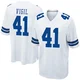 Nick Vigil Dallas Cowboys ＃41 Game Men's White Jersey