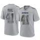 Nick Vigil Dallas Cowboys ＃41 Game Youth Gray Atmosphere Fashion Jersey