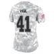 Nick Vigil Dallas Cowboys ＃41 Limited Women's Arctic Camo 2024 Salute to Service Jersey