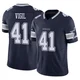 Nick Vigil Dallas Cowboys ＃41 Limited Youth Navy Vapor F.U.S.E. Jersey