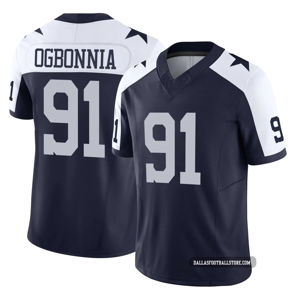 Otito Ogbonnia Dallas Cowboys ＃91 Limited Men's Navy Alternate Vapor F.U.S.E. Jersey