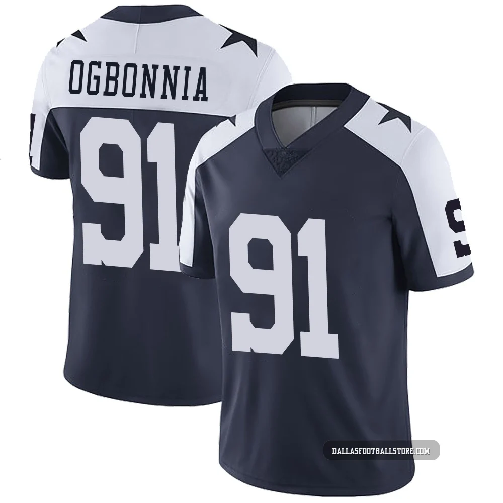 Otito Ogbonnia Dallas Cowboys ＃91 Limited Men's Navy Alternate Vapor Untouchable Jersey