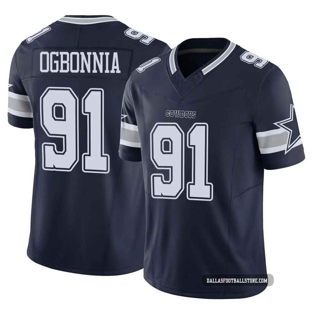 Otito Ogbonnia Dallas Cowboys ＃91 Limited Men's Navy Vapor F.U.S.E. Jersey
