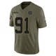 Otito Ogbonnia Dallas Cowboys ＃91 Limited Men's Olive 2025 Salute to Service Jersey