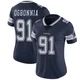 Otito Ogbonnia Dallas Cowboys ＃91 Limited Women's Navy Team Color Vapor Untouchable Jersey
