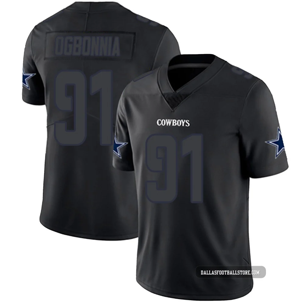 Otito Ogbonnia Dallas Cowboys ＃91 Limited Youth Black Impact Jersey