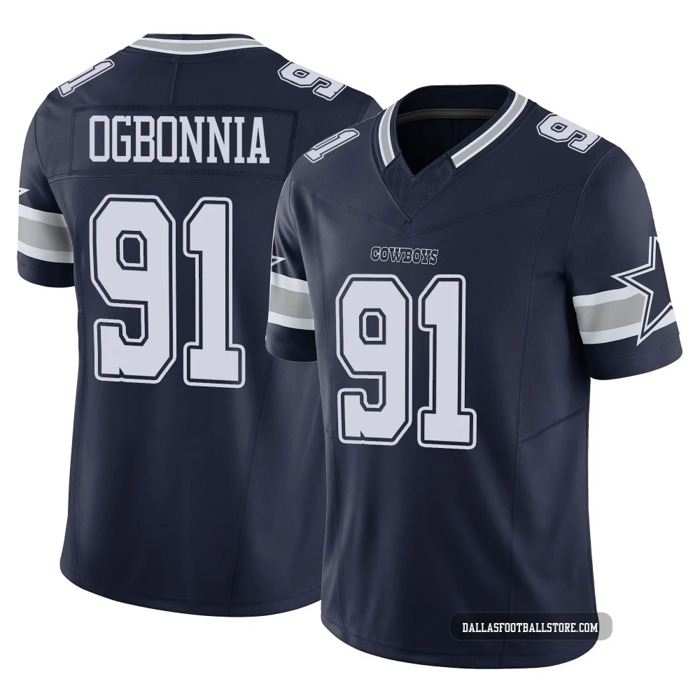 Otito Ogbonnia Dallas Cowboys ＃91 Limited Youth Navy Vapor F.U.S.E. Jersey