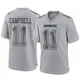 Parris Campbell Dallas Cowboys ＃11 Game Men's Gray Atmosphere Fashion Jersey