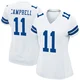 Parris Campbell Dallas Cowboys ＃11 Game Women's White Jersey