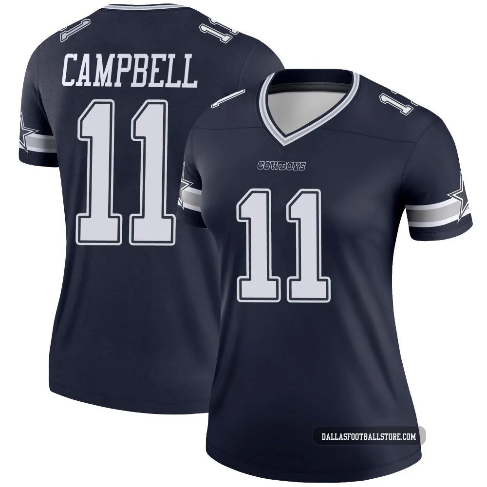 Parris Campbell Dallas Cowboys ＃11 Legend Women's Navy Jersey
