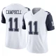 Parris Campbell Dallas Cowboys ＃11 Limited Men's White 2nd Alternate Vapor F.U.S.E. Jersey