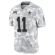 Parris Campbell Dallas Cowboys ＃11 Limited Youth Arctic Camo 2024 Salute to Service Jersey