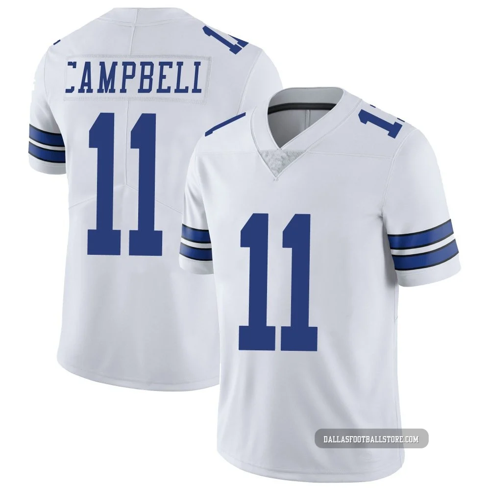 Parris Campbell Dallas Cowboys ＃11 Limited Youth White Vapor Untouchable Jersey