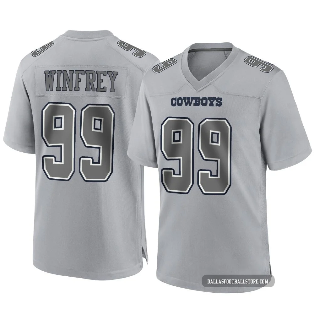 Perrion Winfrey Dallas Cowboys ＃99 Game Youth Gray Atmosphere Fashion Jersey