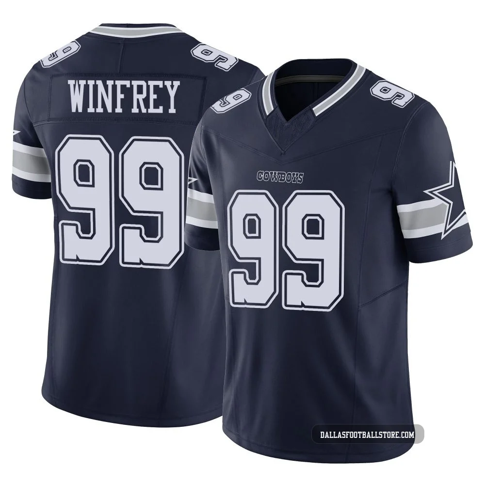 Perrion Winfrey Dallas Cowboys ＃99 Limited Men's Navy Vapor F.U.S.E. Jersey