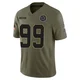 Perrion Winfrey Dallas Cowboys ＃99 Limited Men's Olive 2025 Salute to Service Jersey