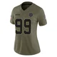 Perrion Winfrey Dallas Cowboys ＃99 Limited Women's Olive 2025 Salute to Service Jersey