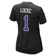 P.J. Locke Dallas Cowboys ＃1 Game Women's Black Carbon Fashion Jersey
