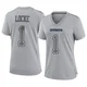 P.J. Locke Dallas Cowboys ＃1 Game Women's Gray Atmosphere Fashion Jersey