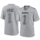 P.J. Locke Dallas Cowboys ＃1 Game Youth Gray Atmosphere Fashion Jersey