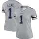 P.J. Locke Dallas Cowboys ＃1 Legend Women's Gray Inverted Jersey