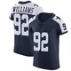 Quinnen Williams Dallas Cowboys ＃92 Elite Men's Navy Alternate Vapor Untouchable Jersey