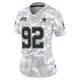Quinnen Williams Dallas Cowboys ＃92 Limited Women's Arctic Camo 2024 Salute to Service Jersey
