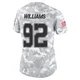 Quinnen Williams Dallas Cowboys ＃92 Limited Women's Arctic Camo 2024 Salute to Service Jersey