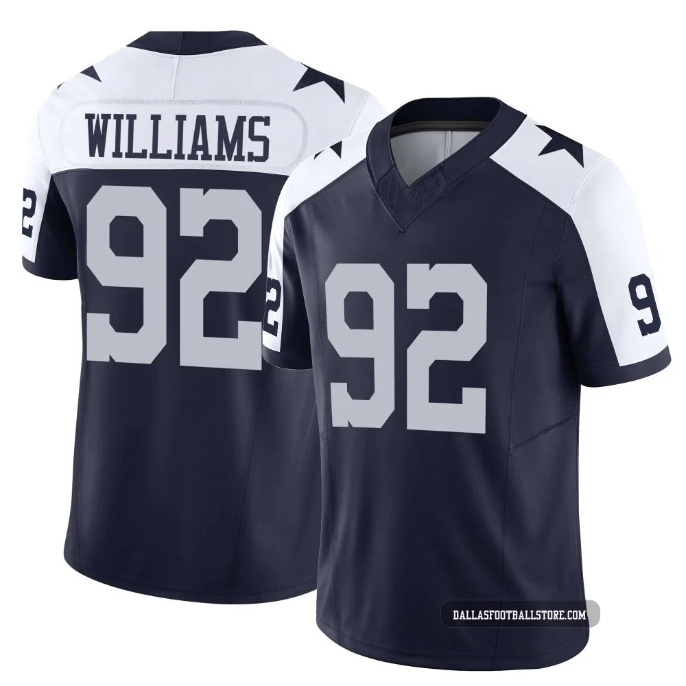 Quinnen Williams Dallas Cowboys ＃92 Limited Youth Navy Alternate Vapor F.U.S.E. Jersey