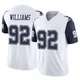 Quinnen Williams Dallas Cowboys ＃92 Limited Youth White 2nd Alternate Vapor F.U.S.E. Jersey