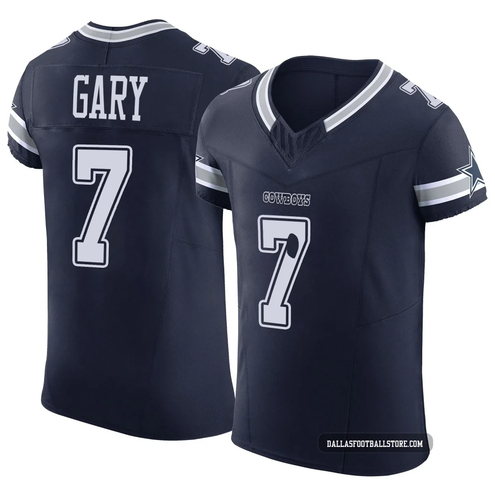 Rashan Gary Dallas Cowboys ＃7 Elite Men's Navy Vapor F.U.S.E. Jersey