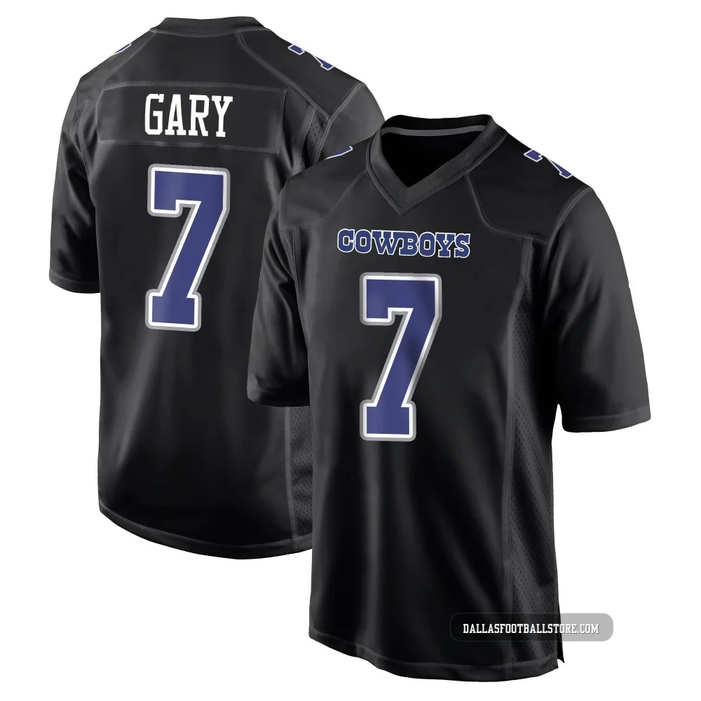 Rashan Gary Dallas Cowboys ＃7 Game Men's Black Carbon Fashion Jersey