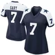 Rashan Gary Dallas Cowboys ＃7 Game Women's Navy Alternate Jersey