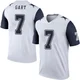 Rashan Gary Dallas Cowboys ＃7 Legend Men's White Color Rush Jersey