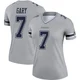 Rashan Gary Dallas Cowboys ＃7 Legend Women's Gray Inverted Jersey